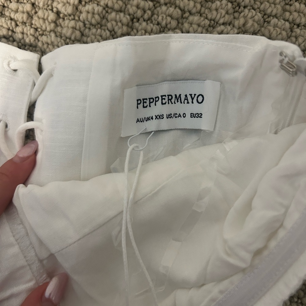 Peppermayo White Strapless Dress - Picture 3 of 5